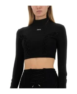 Off-White Tops With Logo -Serene Styles f1b8a8ec739b77c03f33d6098a0c1e35