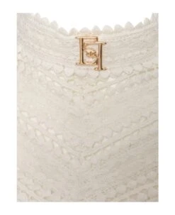 Elisabetta Franchi Jumpsuit Featuring Macramé Shirt -Serene Styles f6b4ce5d9b52d3f52803430862ee1cad