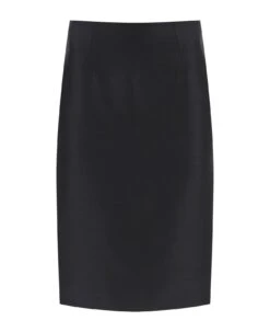 Versace Wool Silk Pencil Skirt