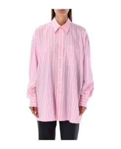 Bottega Veneta Striped Oversize-fit Shirt