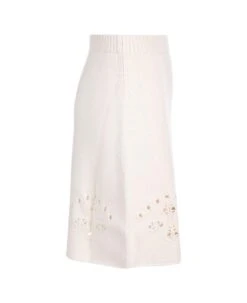 Chloé Ivory A-line Miniskirt -Serene Styles fa04fcc53974a76cb5b063eba32fd397