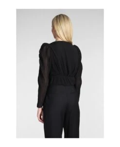 IRO Amili Topwear In Black Viscose -Serene Styles fbd4cf24698d7a41015a4238a745b2d2